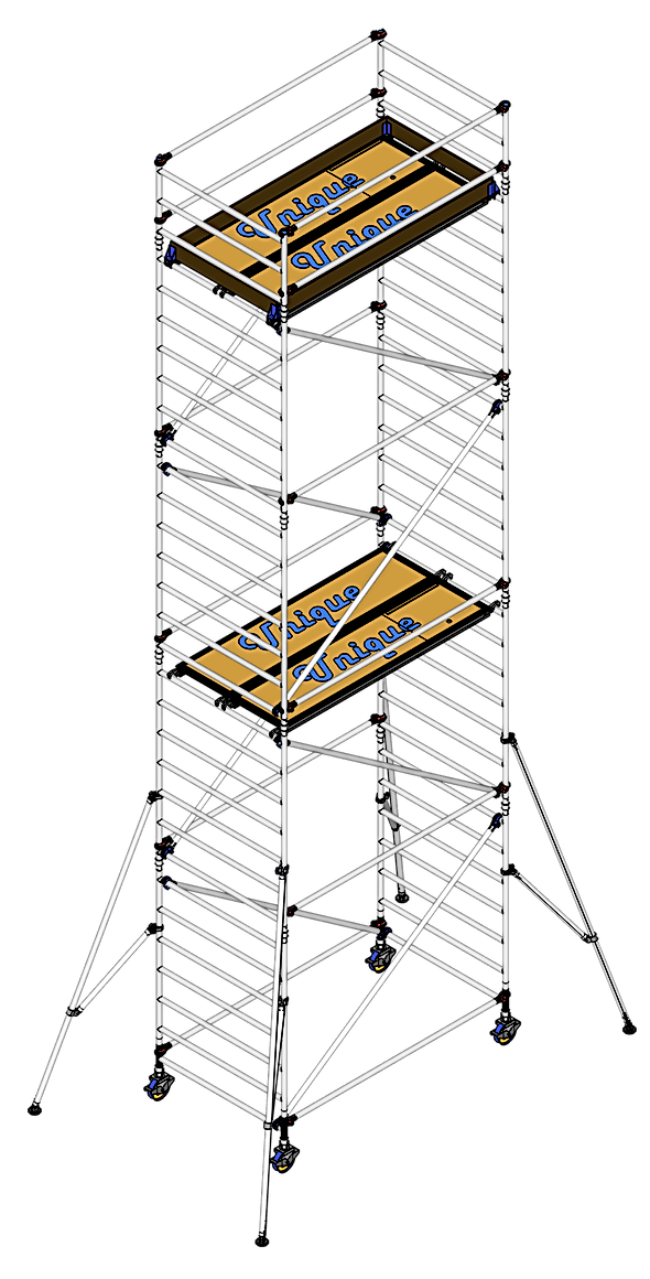 Hochwertiges Baurollgerüst 2,50x1,45